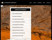 Tablet Screenshot of fotografiazaragoza.es